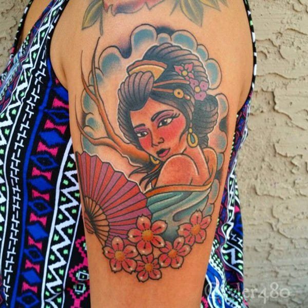 geisha-tatovering