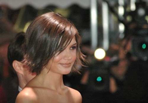 Katie Holmes Side Bob