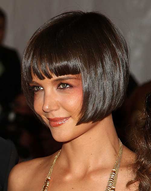 Katie Holmes Blunt Bob