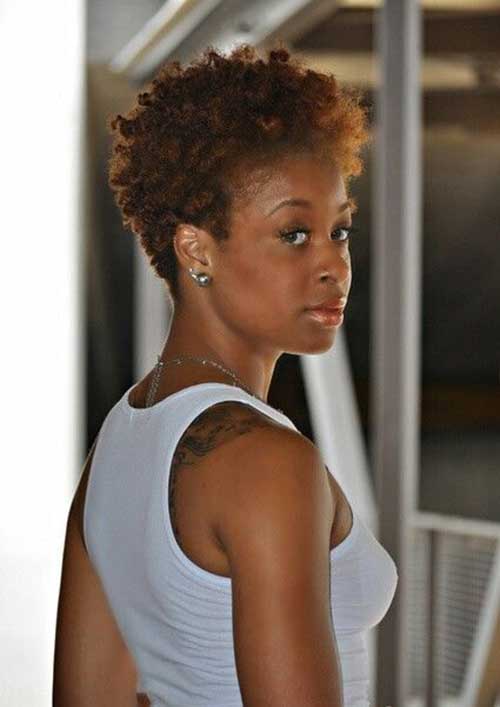 Tapered Afro Big Chop Black Short Hairstyles