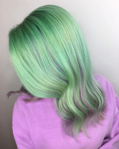 Vihreä hiusväri