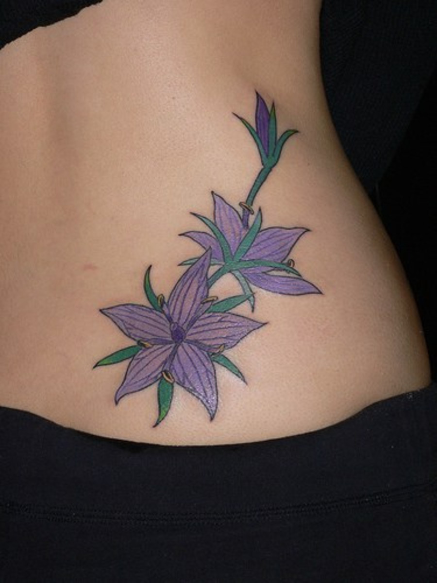 Violetti hibiscus lonkka - loistava valinta tyttömäiseksi vaihtoehdoksi