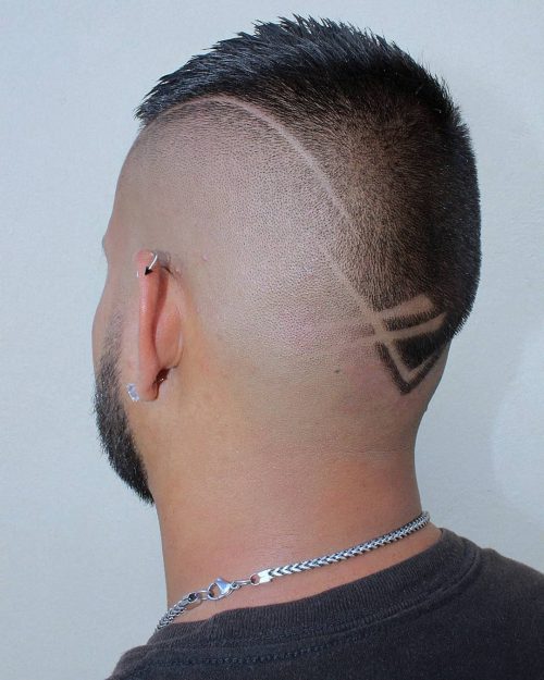 High Skin Fade Faux Hawk