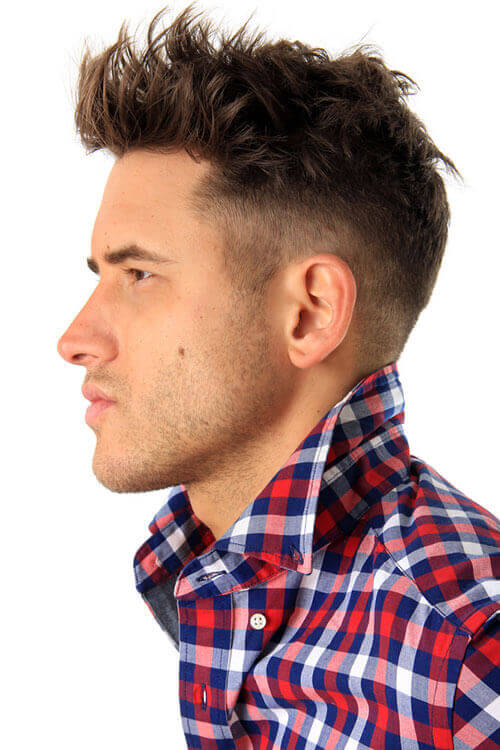 Brushed Up Spiky (Hair + Tapered Quiff Shape