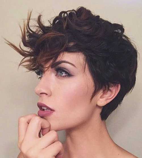 Pixie Cut Curly Hair