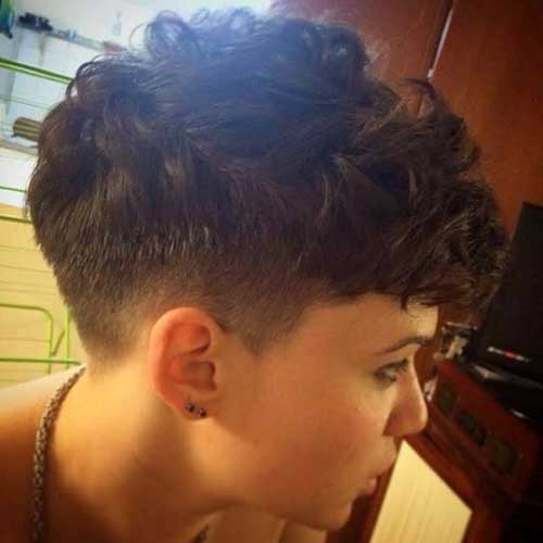 Curly Pixie Cut