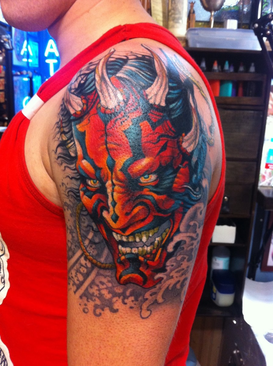 Egy másik modern misz-cefre-Darth Maul x Hannya.