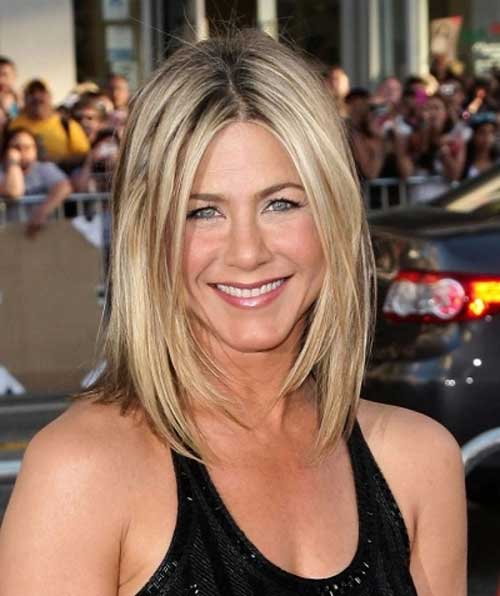 Jennifer Aniston Nejlepší dlouhý bob účes