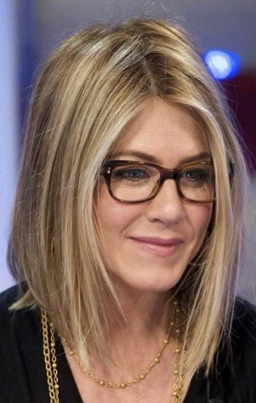 Jennifer Aniston Jemné rovné Bob účesy