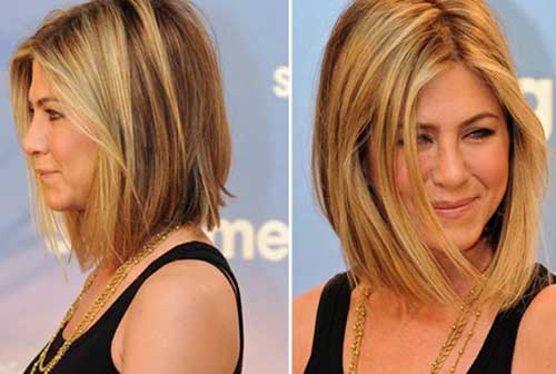 Jennifer Aniston Line Bob účesy