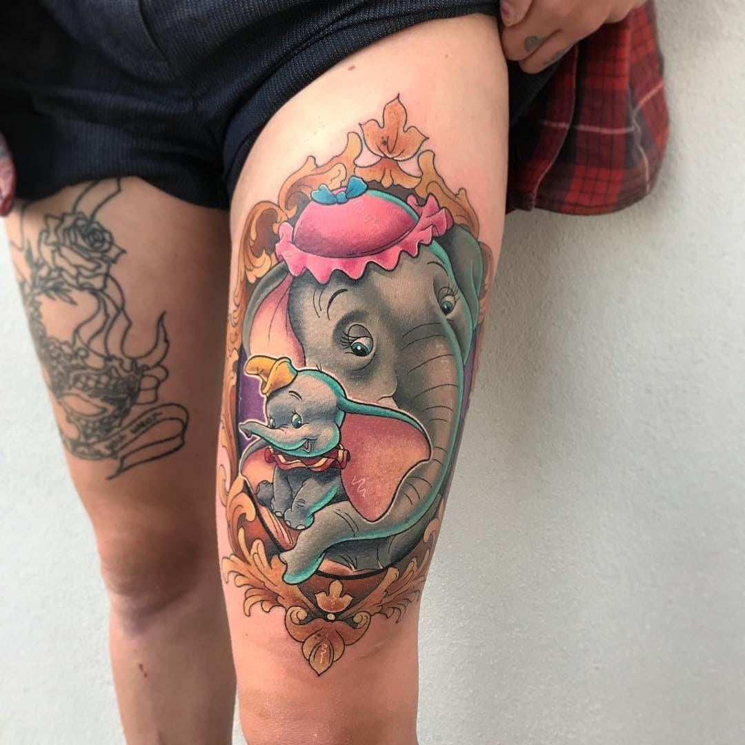 jumbo Elephant Tattoo