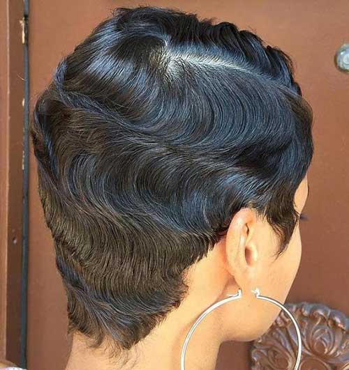 Taustakuva Pixie Haircuts mustille naisille-6