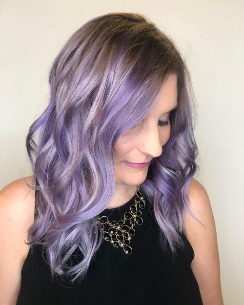 Lys lilla Ombre
