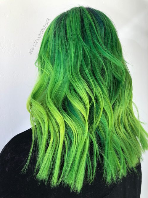 Vápno zelené vlasy