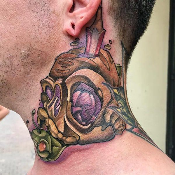 tetování na krk