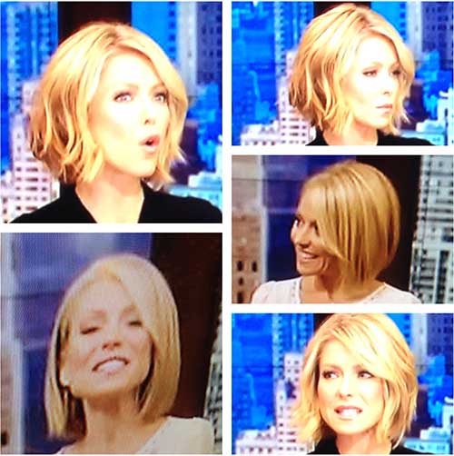 Kelly Ripa Dalgalı Saç 2014