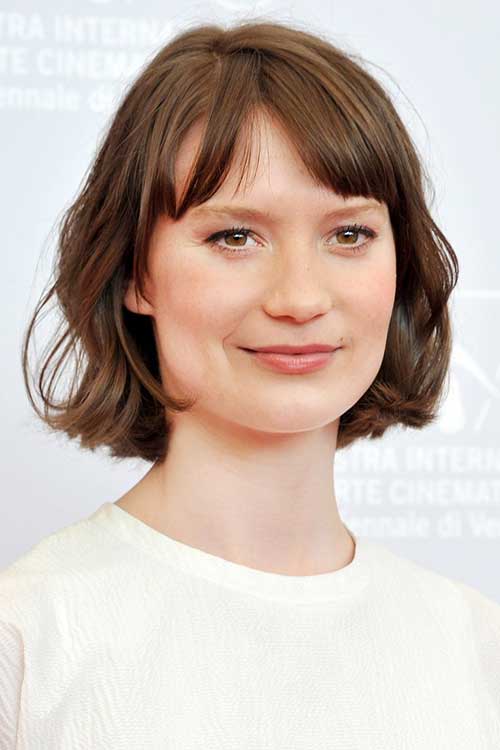 Sevimli Mia Wasikowska Saç Modelleri