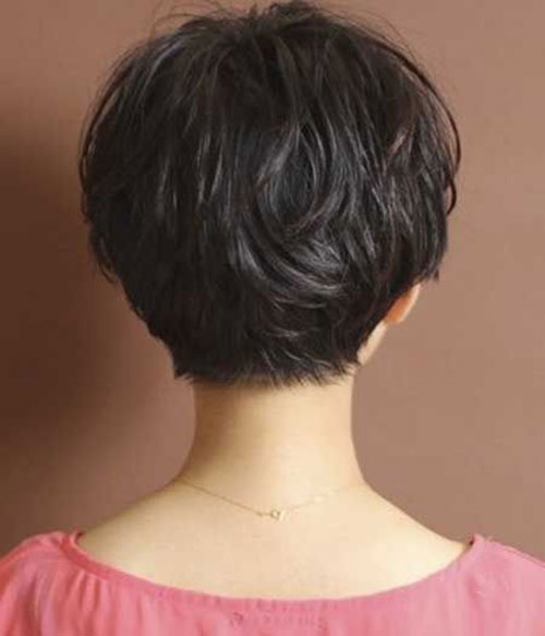 Kalın Saçlı Kadınlar İçin Kısa Saç Modelleri-18