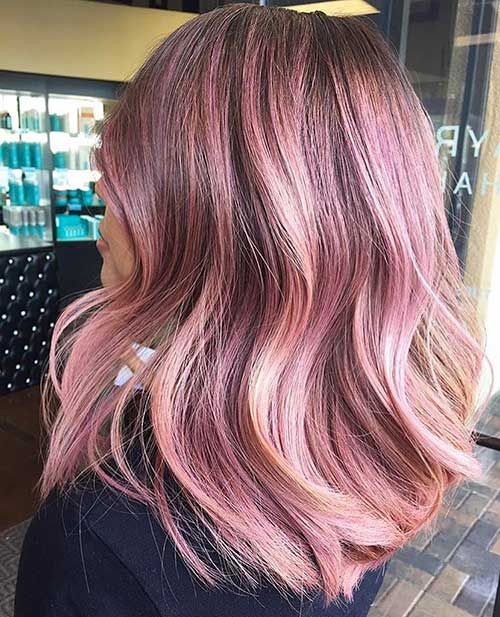 Kort hår 2016 rosa