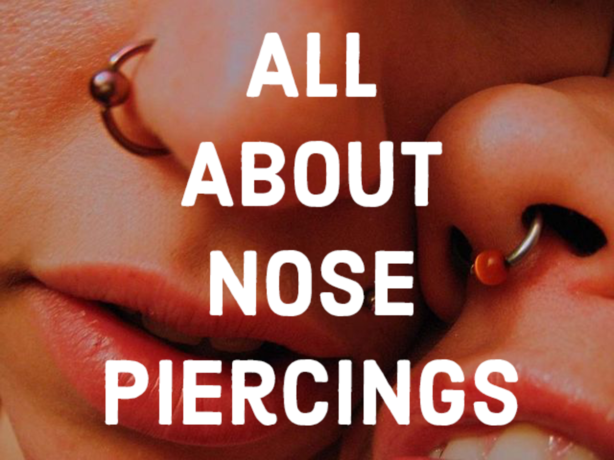 Ismerje meg a különböző típusú orr piercing és ékszer stílusokat.