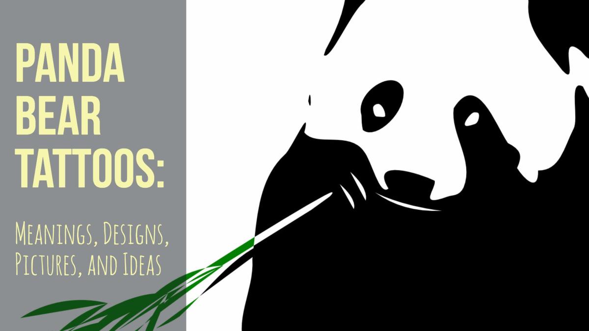 Panda Bear Tattoos: Betydninger, design, bilder og ideer