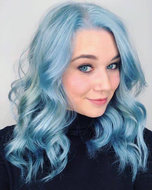 Lyse pastellblå toner