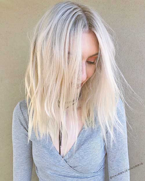 Korte blonde frisyrer 2017-17