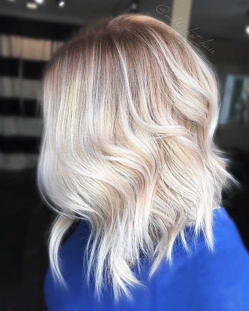 Korte blonde frisyrer - 27