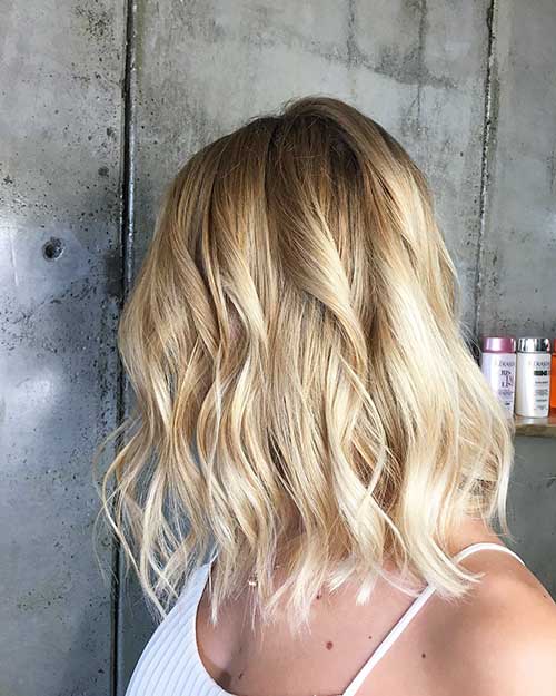 Korte blonde frisyrer 2017 - 8