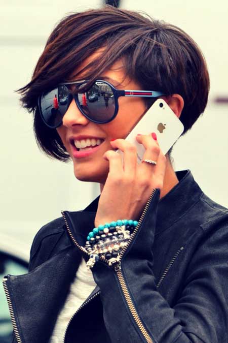 Képek Celebrity Short frizurákról-Frankie Sandford