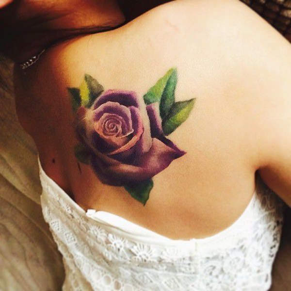 růžové tetování