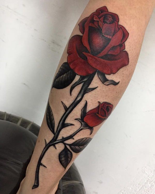 růžové tetování