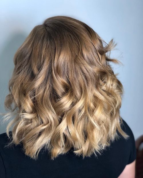 Sandy Blonde Ombre rövid hajra