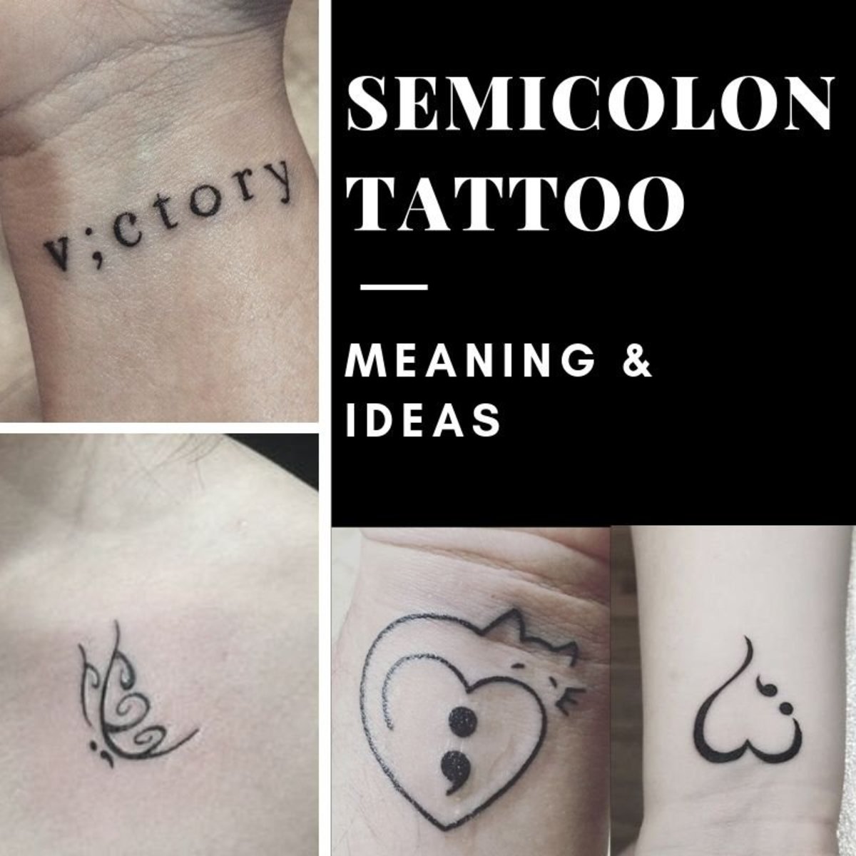 Zjistěte, co tetování středníkem znamená, a podívejte se na některé kreativní návrhy, do kterých je lidé začleňují.