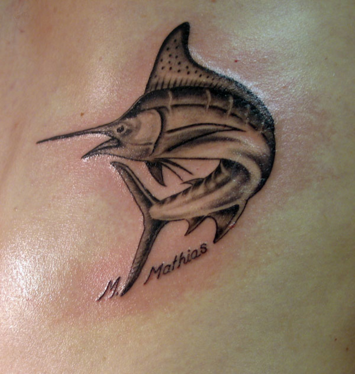 skipfiskeseter. tatoveringer