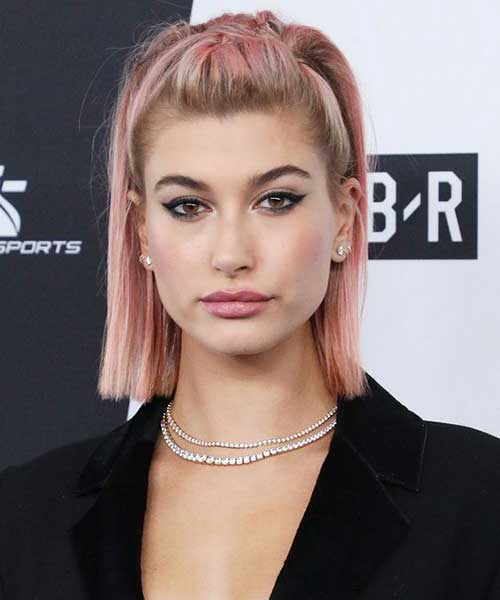 Hailey Baldwin Lyhyet muodolliset kampaukset-16