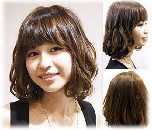 Søt koreansk kort frisyre
