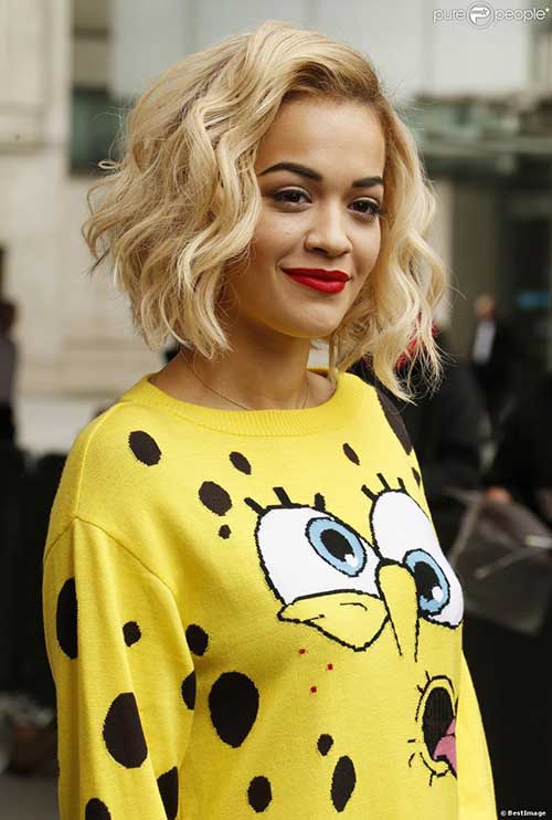 Rita Ora Hair 2014 Thick Waves