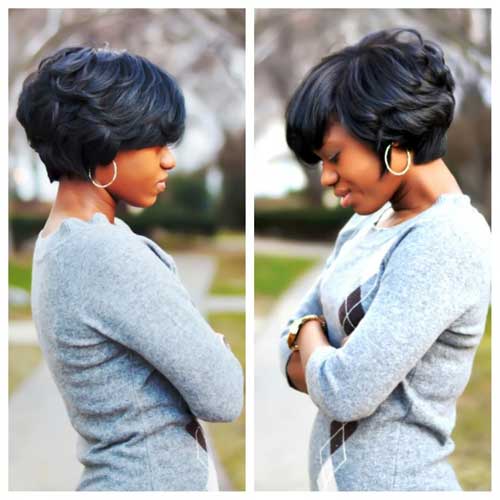 Søte korte hårklipp for svarte kvinner