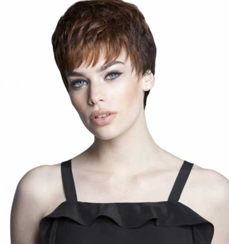 Dark Prown Multi Layered Pixie