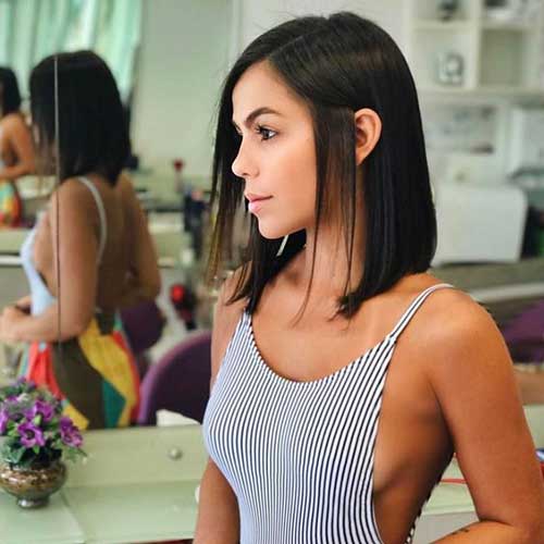 İnce Saçlar İçin Kısa Düz Saç Modelleri-12