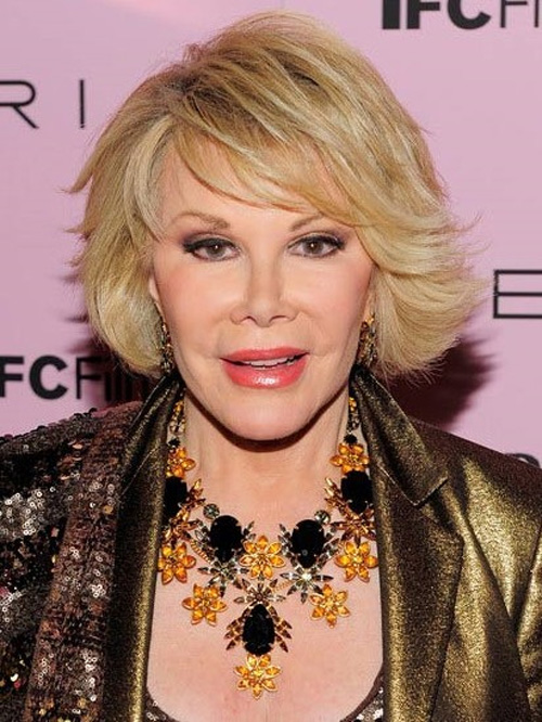 Joan Rivers kort bølget frisyre