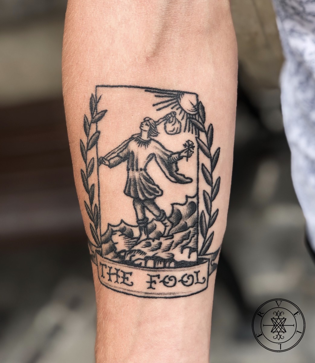 Dårlig Tarot Card Tattoo (After Rider-Waite Deck) av Veller Ádám