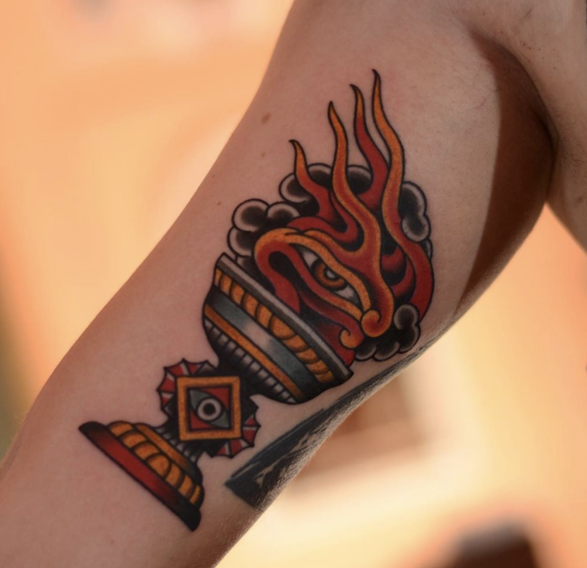 Archibaldt à Volonté @tarot_tattoo tarafından Eindhoven, Hollanda
